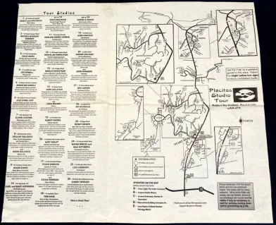 The First Placitas Studio Tour Map